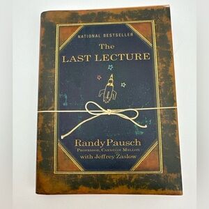 SALE 2/$20 🤩 The Last Lecture Book Randy Pausch 1st Edition Inspirational